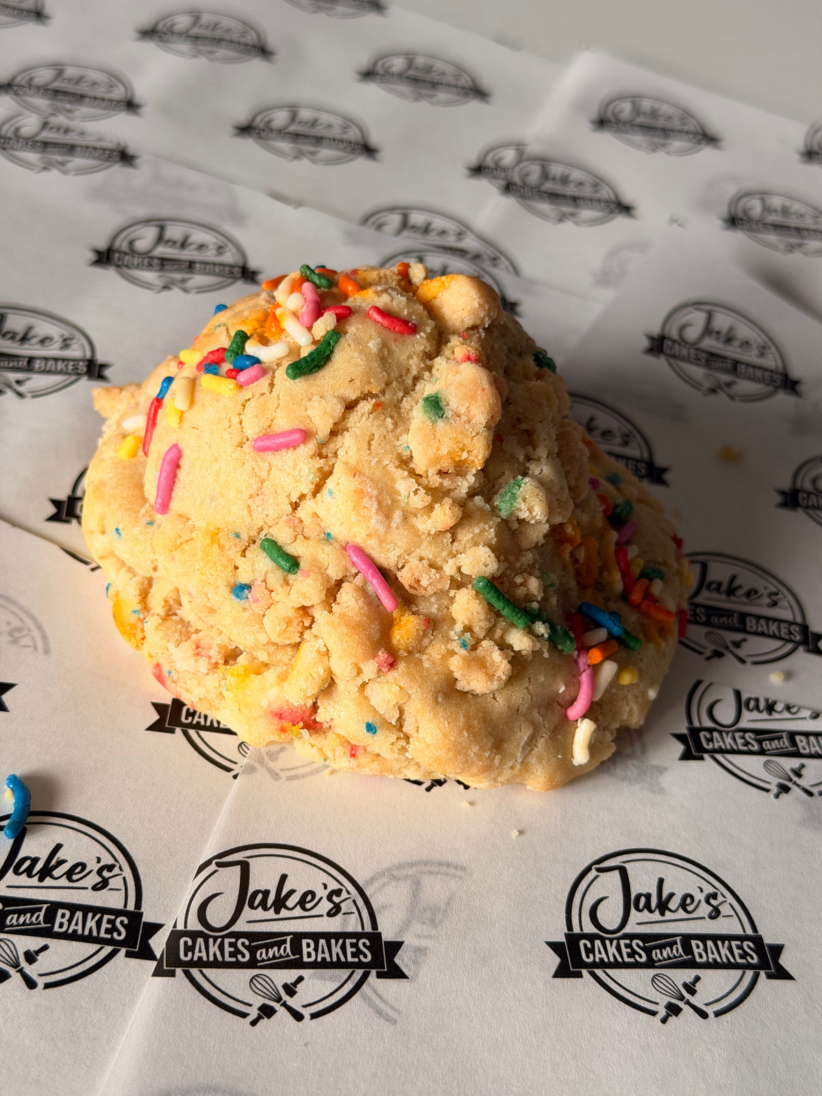 Birthday Cake Stuffed Cookie (V)