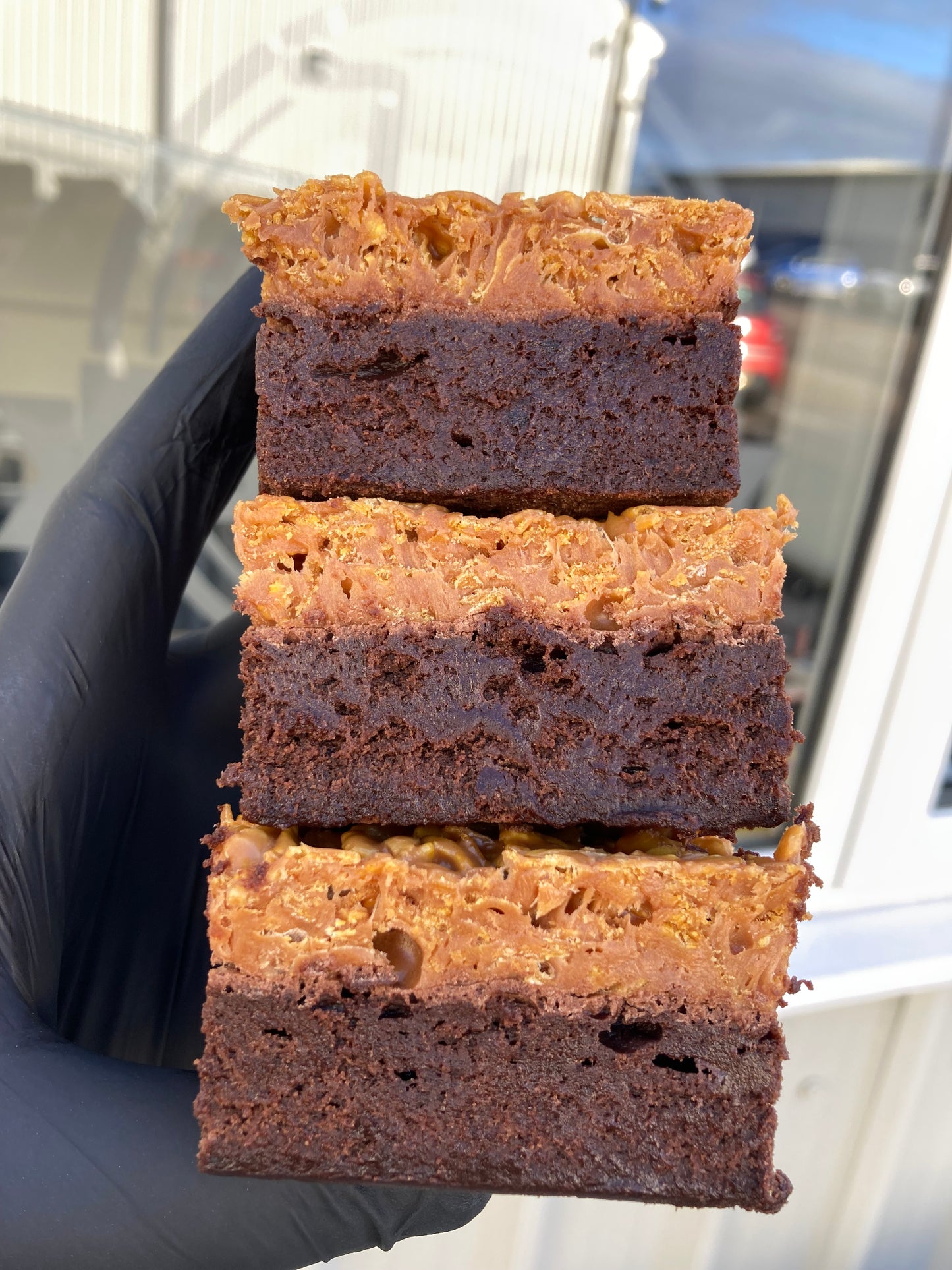 Salted Caramel Cornflake Brownie