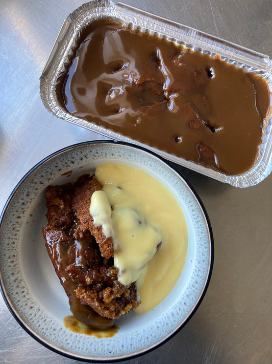 Sticky Toffee Pudding (V)