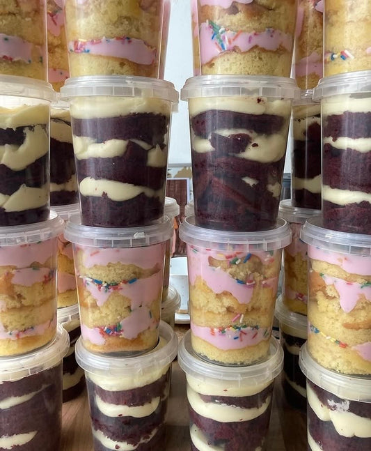 Valentine's Day Cake Pots (V)