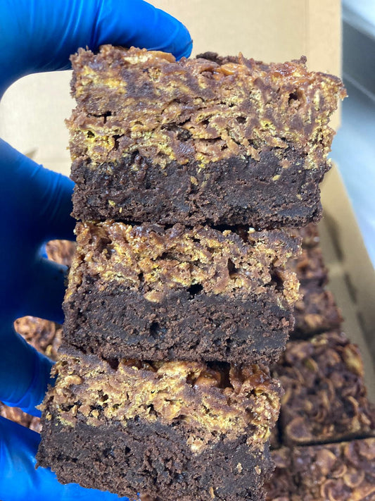 Nutella Cornflake Brownie (V)